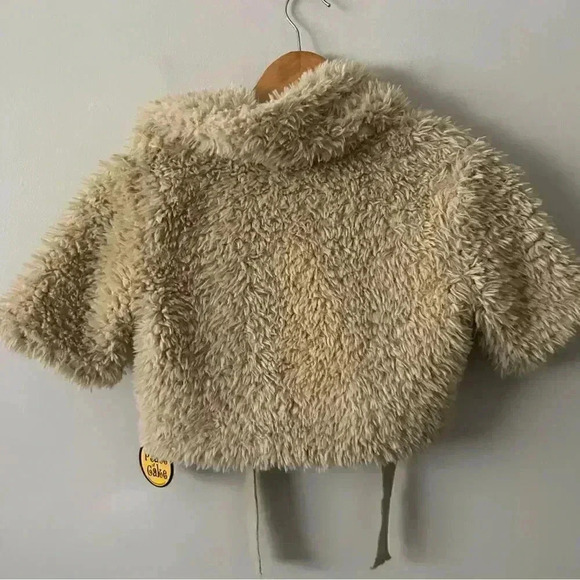 NWT Girls Piece of Cake Sherpa  Cardigan Short Sleeve 12/14 - Picture 5 of 5